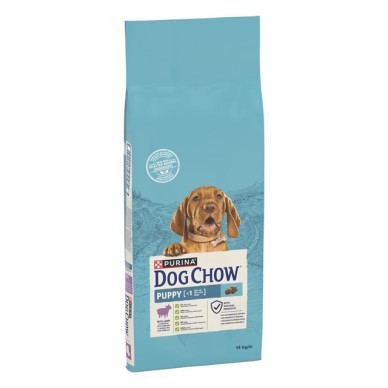Purina Dog Chow Junior Lamb – hrană uscată completă pentru pui de câini, cu miel, 14 kg